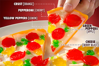 Illustration for article titled An 8-Inch Gummy Pizza Proves Candy Really Is the Perfect Meal